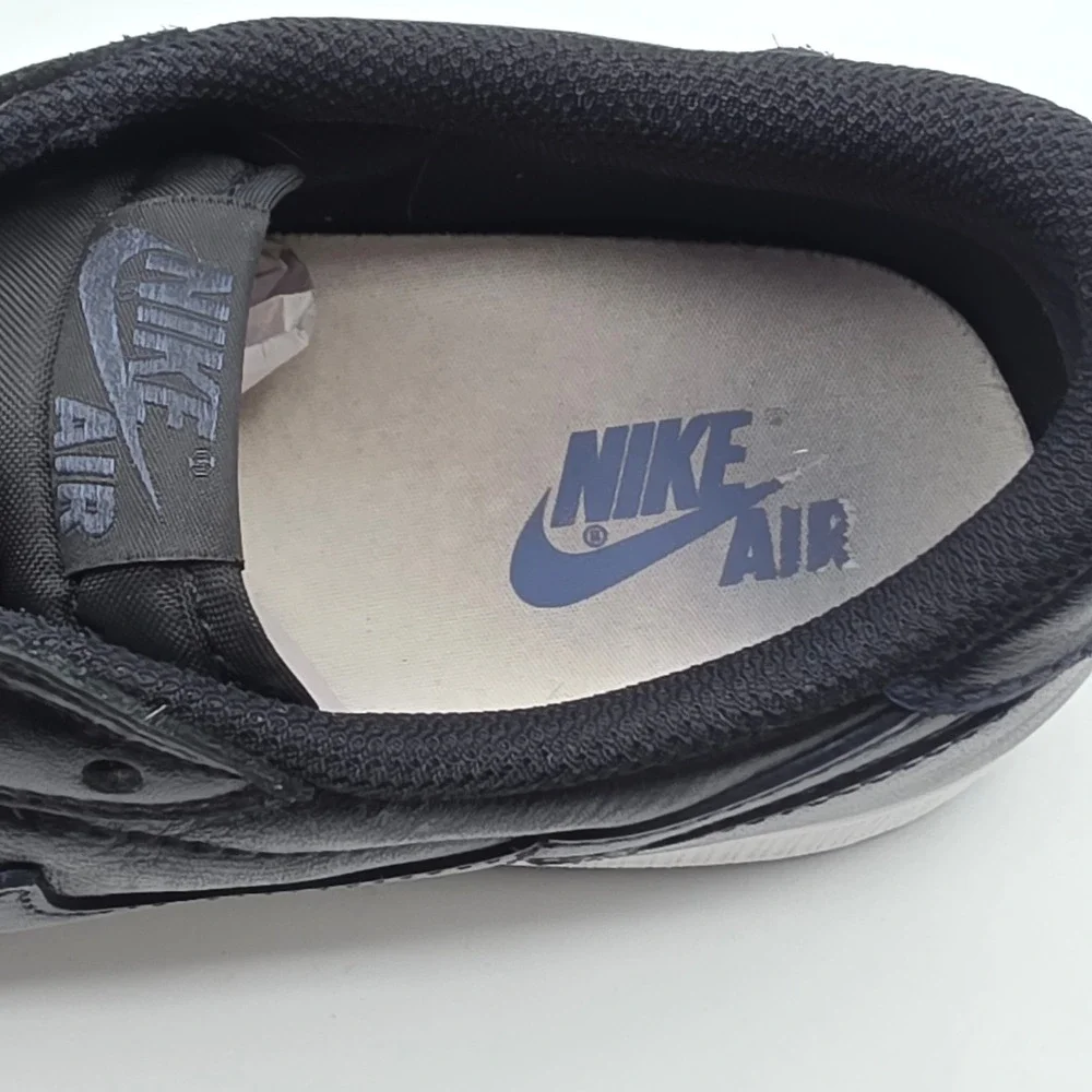 Nike Air Jordan 1 Low OG Mens 9.5 Black Mystic Navy CZ0790-041 Retro Basketball